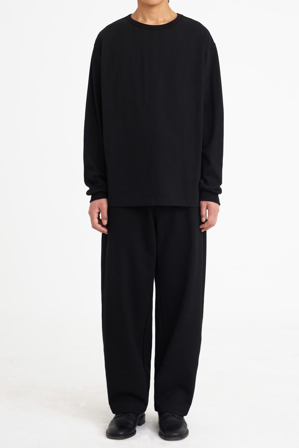 유스 패널드 롱슬리브 블랙 상품이미지2