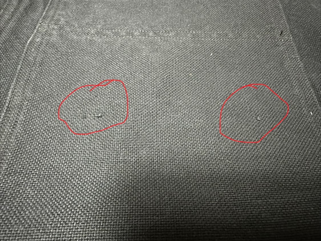 2size) 아프레쎄 더블니 팬츠 블랙 상품이미지3