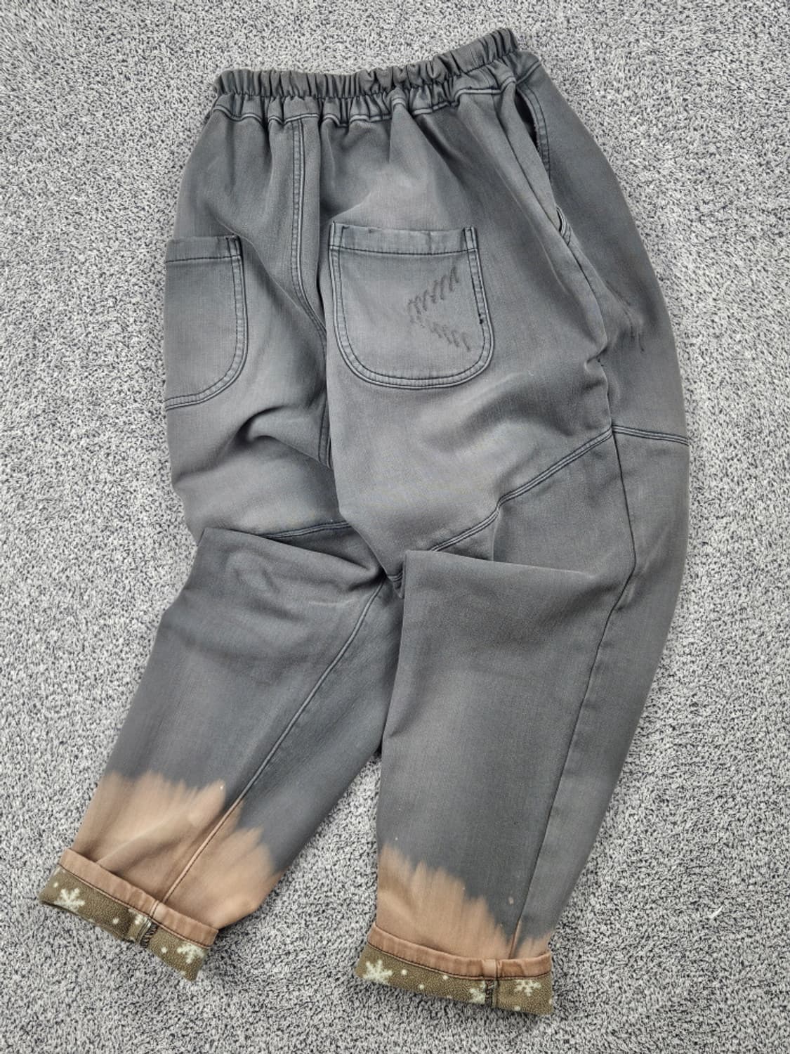 밴딩 다잉워시드 커스텀 헤비안감 팬츠 ( 상세설명참조 ) / 10288 상품이미지4