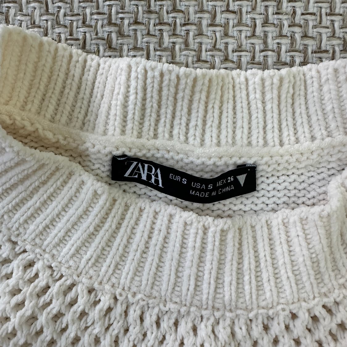 S 자라 모크넥 니트 스웨터 0401D 상품이미지2