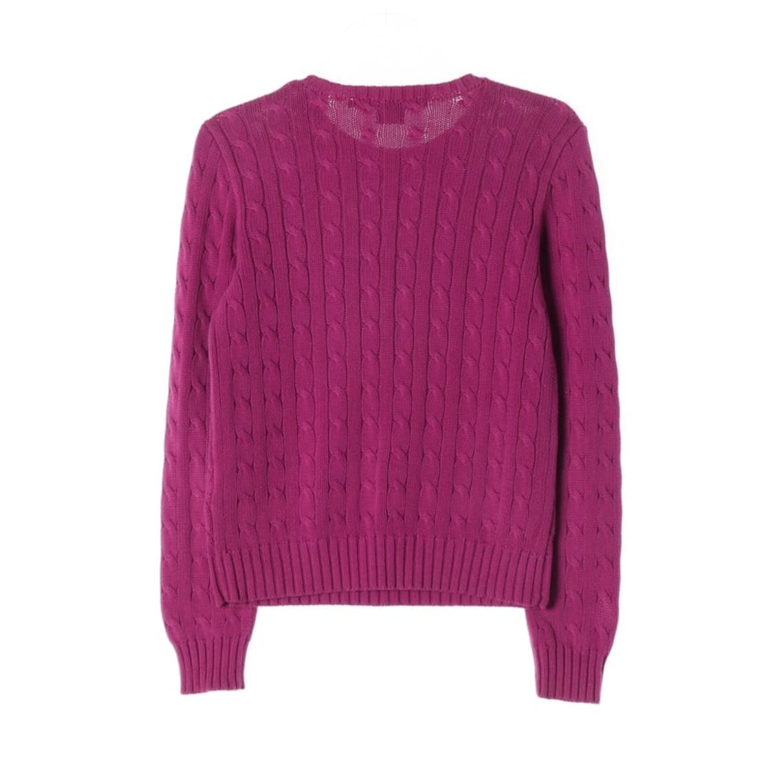 랄프로렌 스포트 마젠타 핑크 케이블 니트 M 상품이미지2