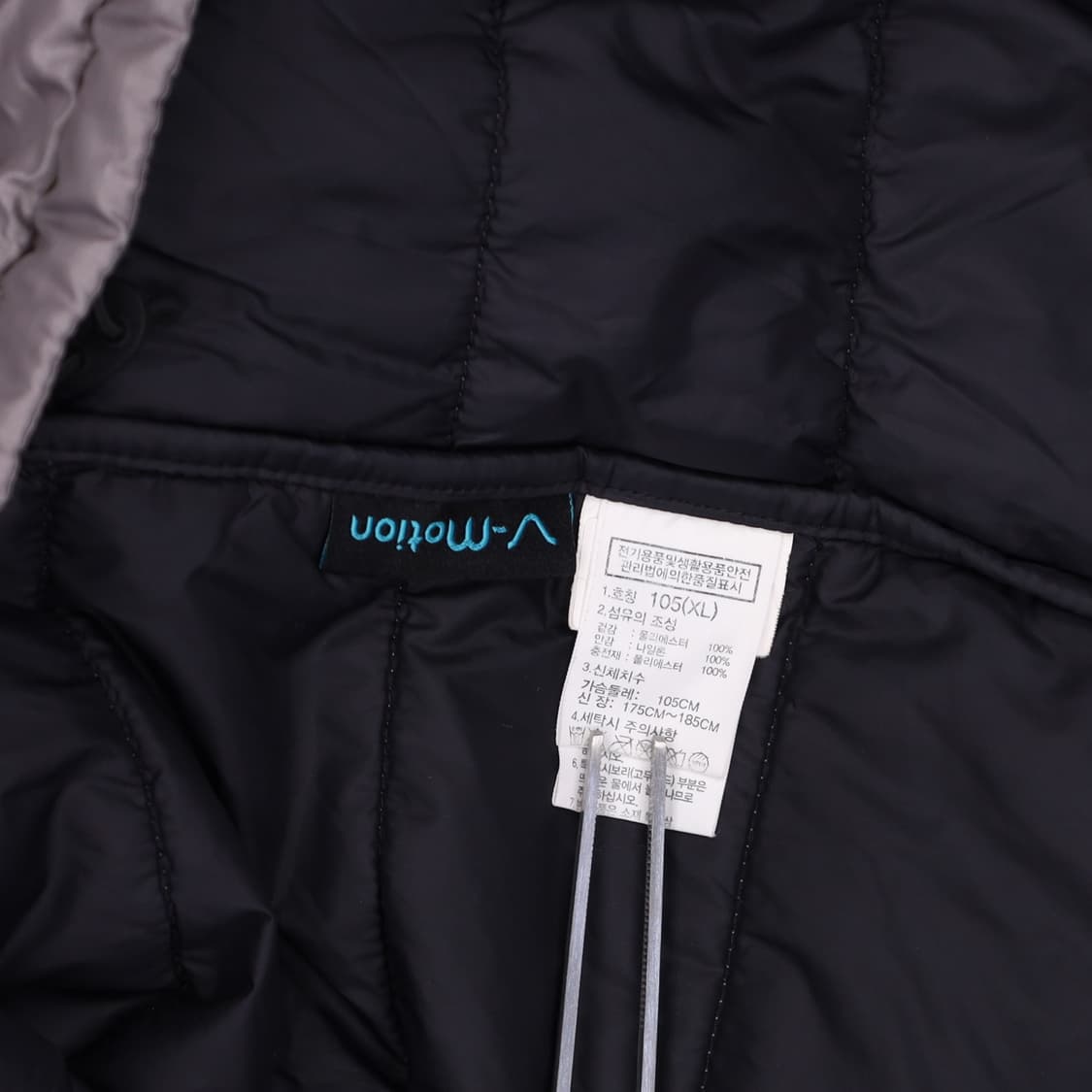 [XL] 노스페이스 화이트라벨 브이모션 경량 패딩 자켓 실버 3871 상품이미지8