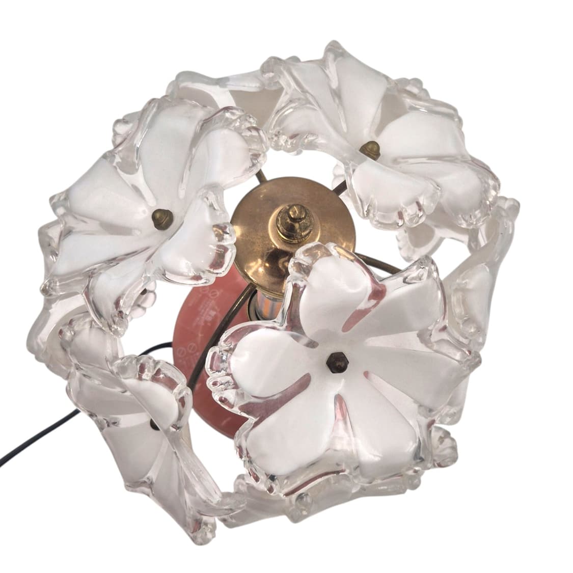 키시마 레트로 핑크 마블 부케 꽃잎 램프 상품이미지4