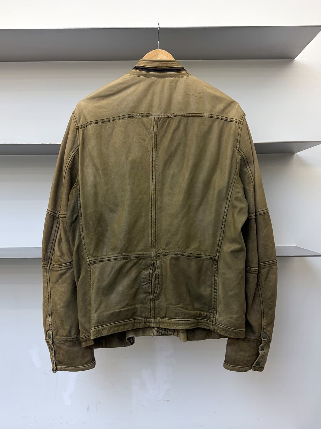 디젤 램 레더 필드 자켓 상품이미지3