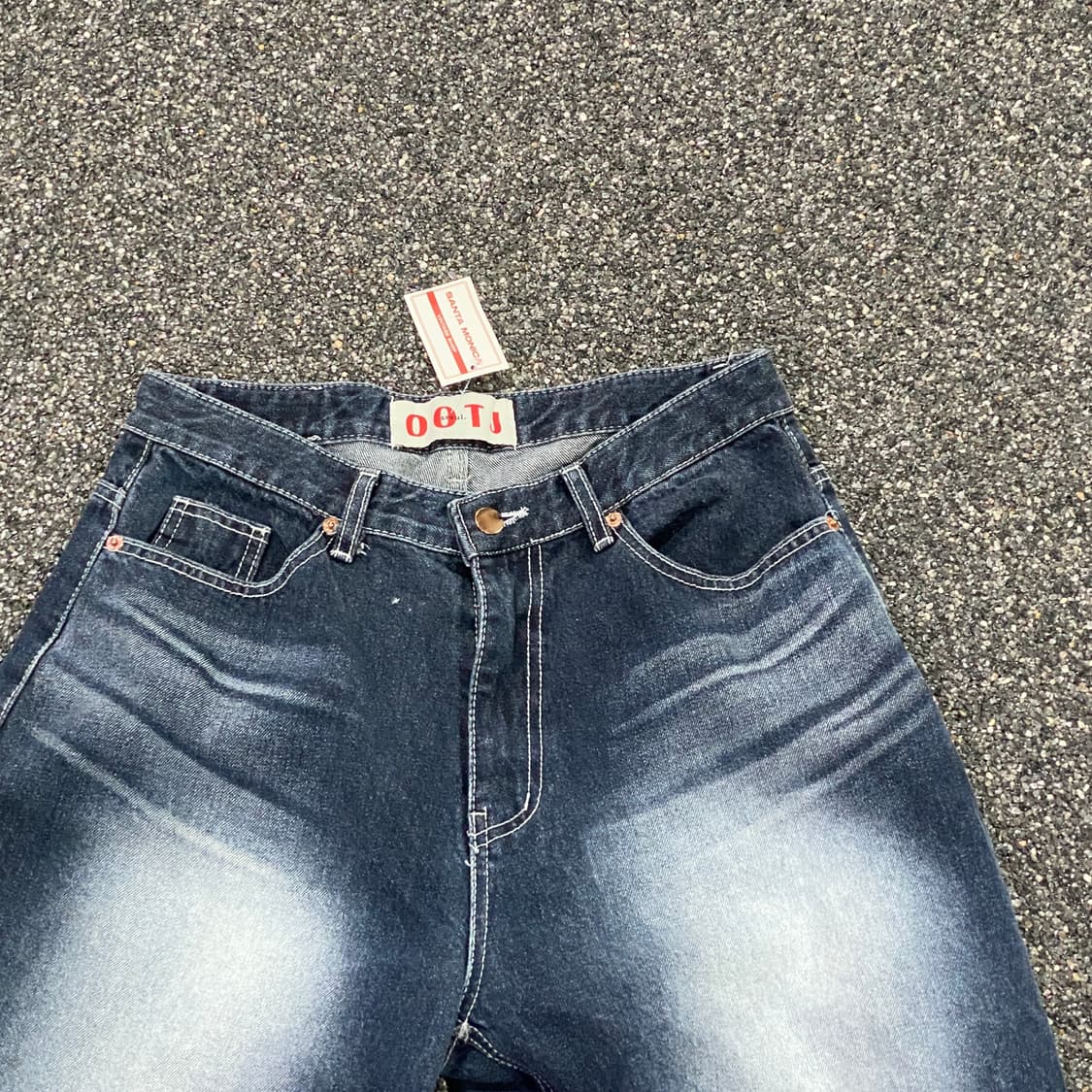 OOTJ 워싱 와이드 데님팬츠 B3149 상품이미지4