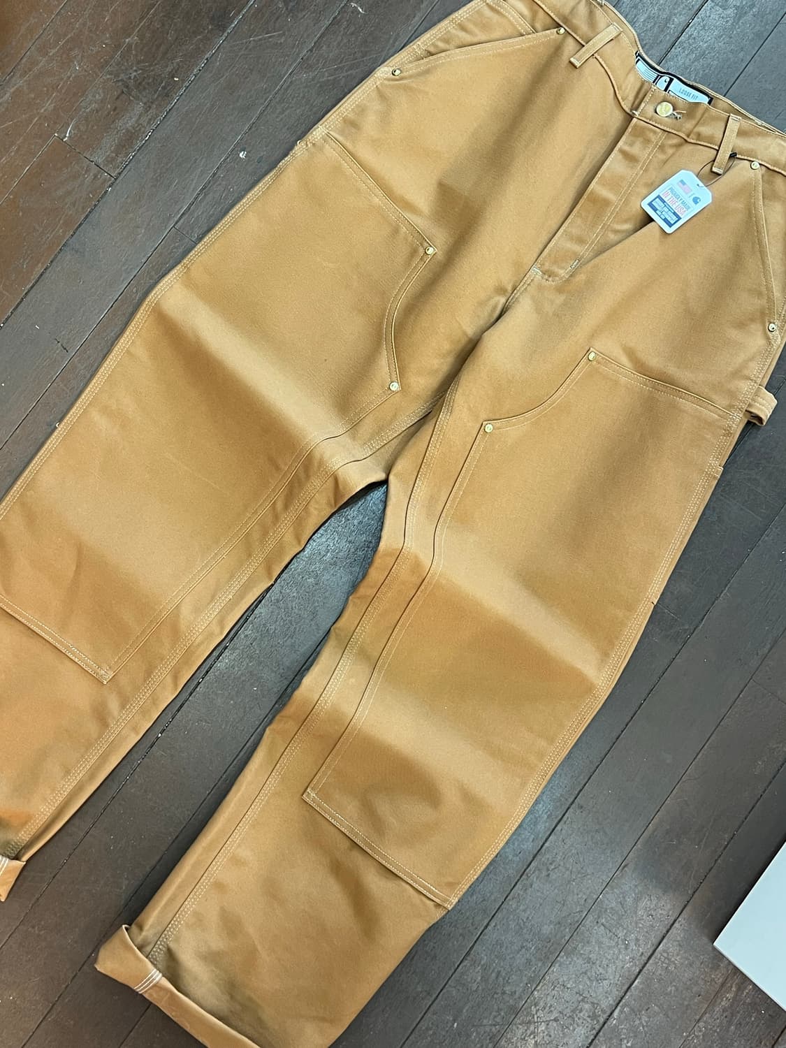 칼하트 루즈핏 더블니팬츠 상품이미지2