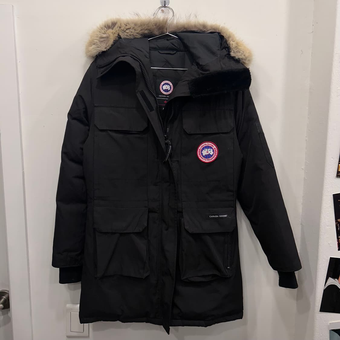 캐나다구스 구형택 엑스페디션 구스다운 후드 롱패딩 상품이미지2