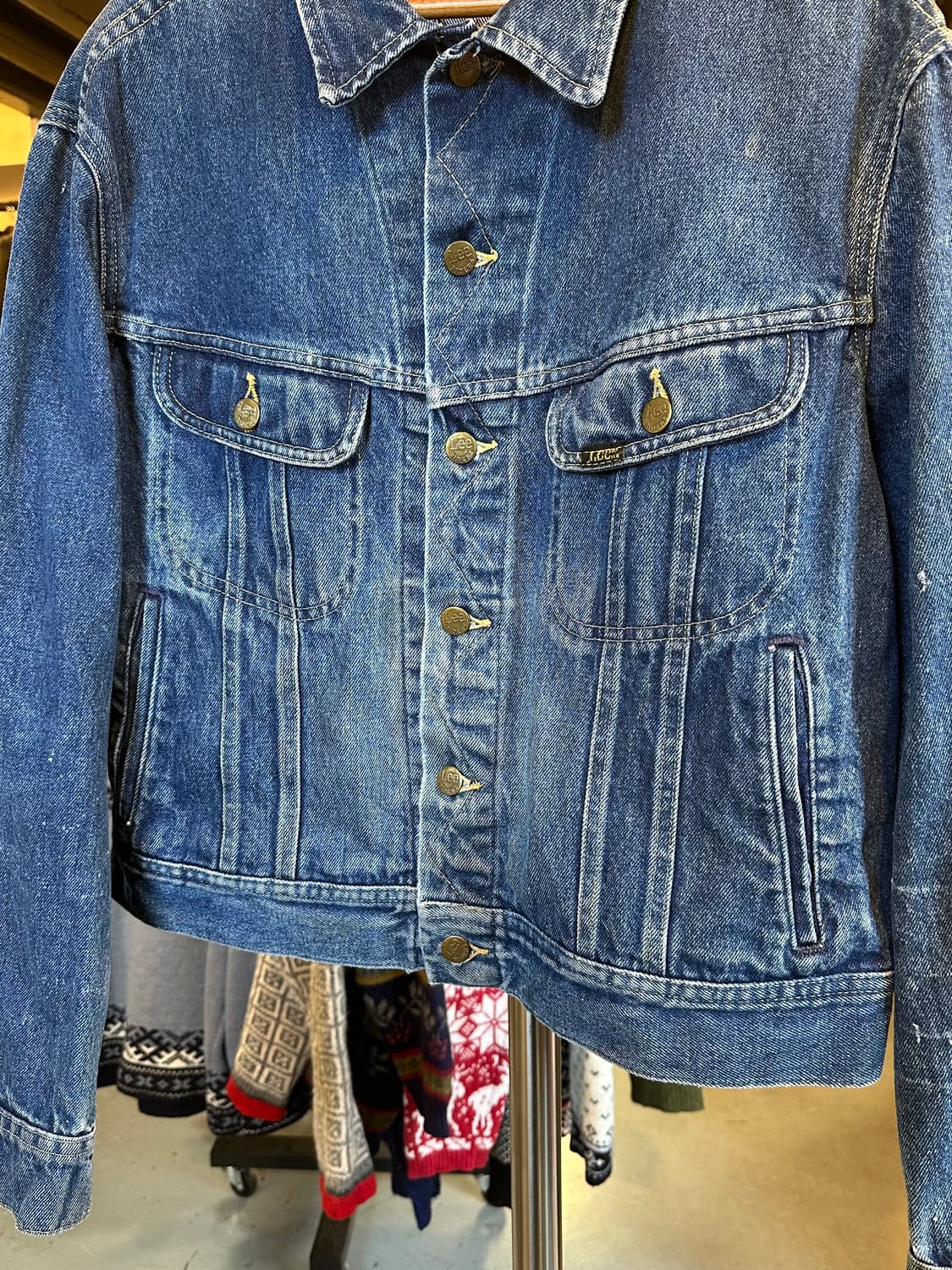 80s Lee 리 라이더 데님 트러커 자켓 made in usa 상품이미지4