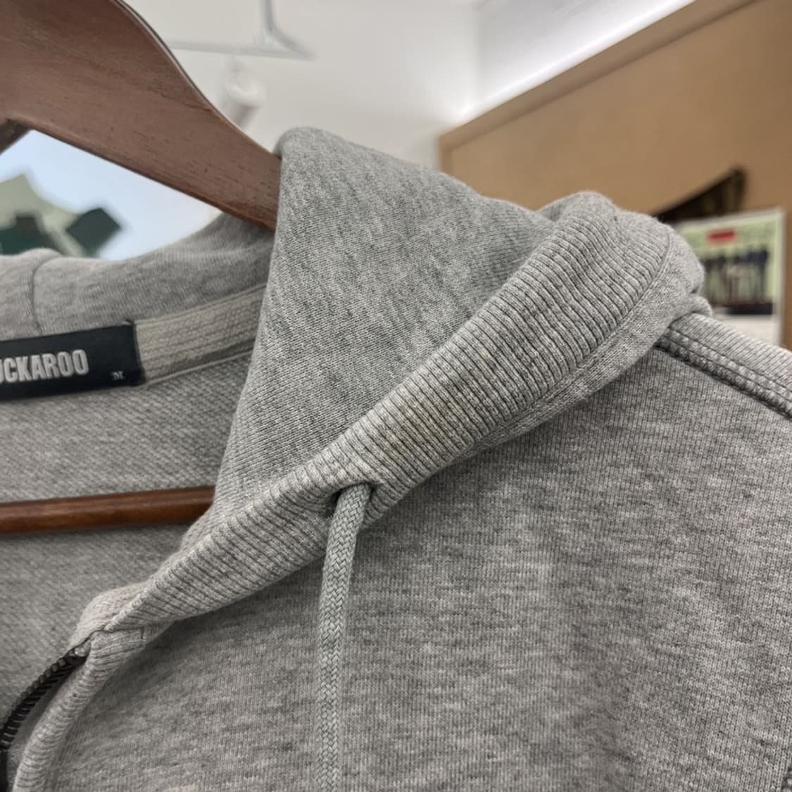 버커루 올드스쿨 빈티지 스트릿 고딕 펑크 후드집업 M C10787 상품이미지8