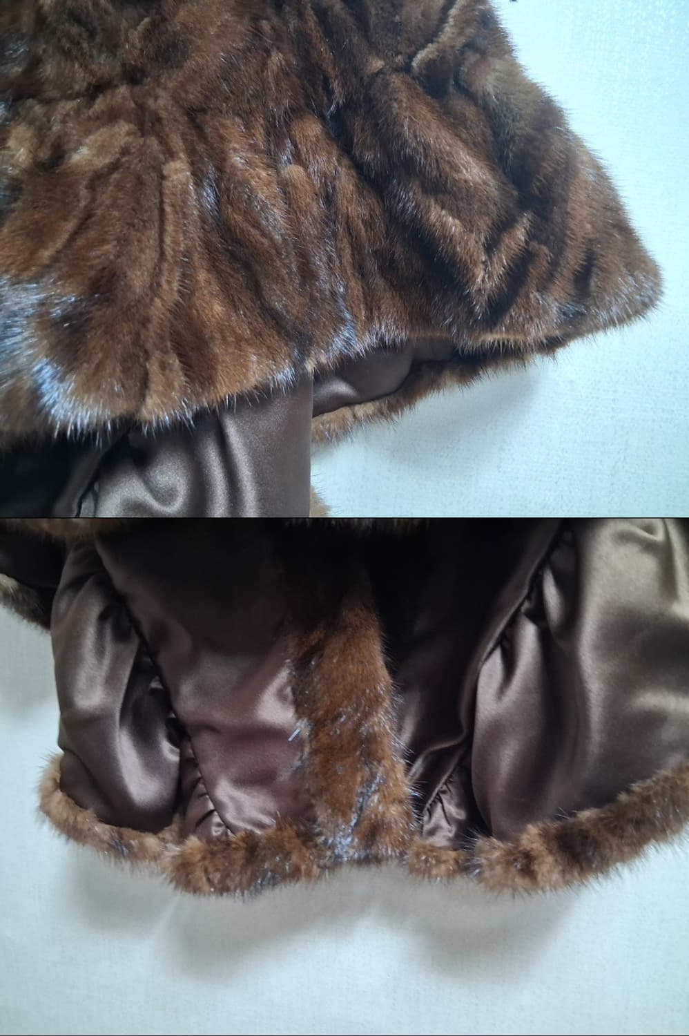 FABIANE 파비안느 밍크 케이프 밍크망토 표기프리 천연밍크 
원산지  상품이미지9