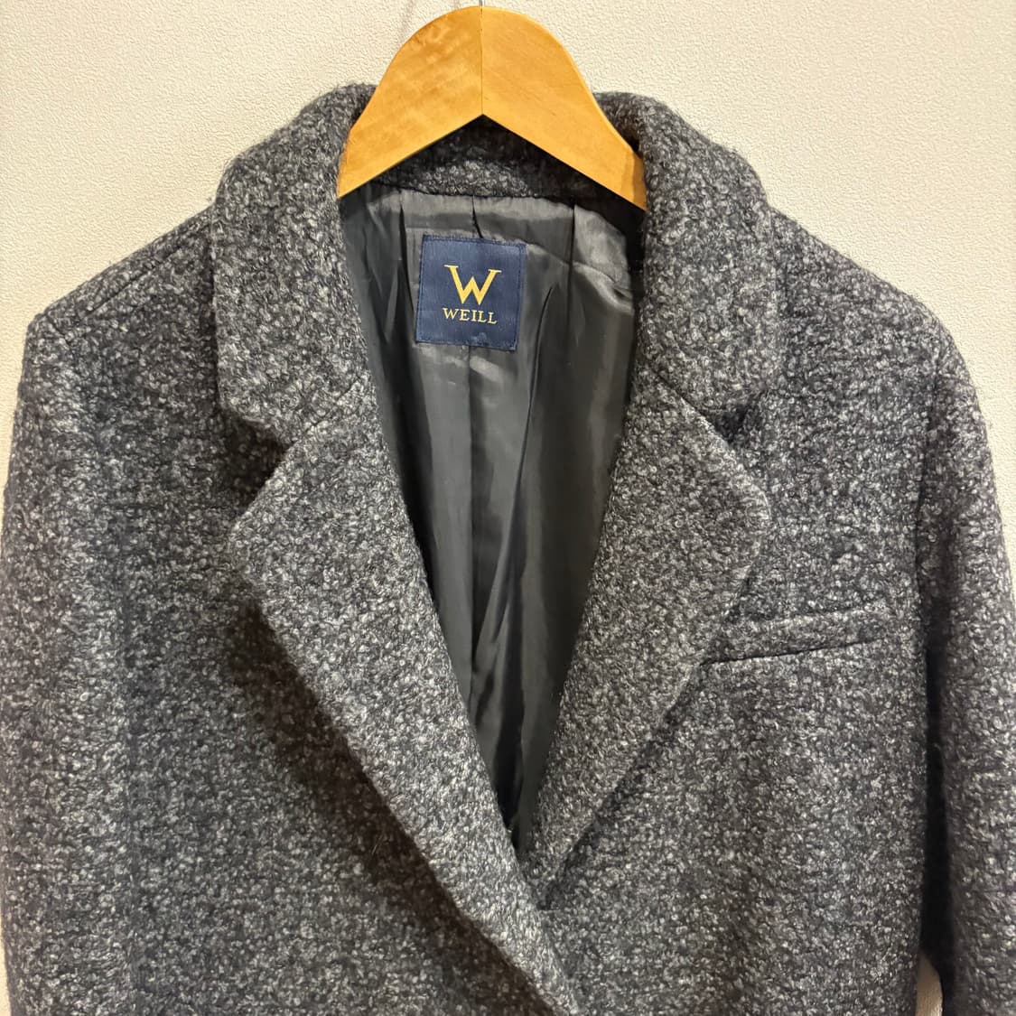 WEILL 웨일 모직 코트 회색 상품이미지4