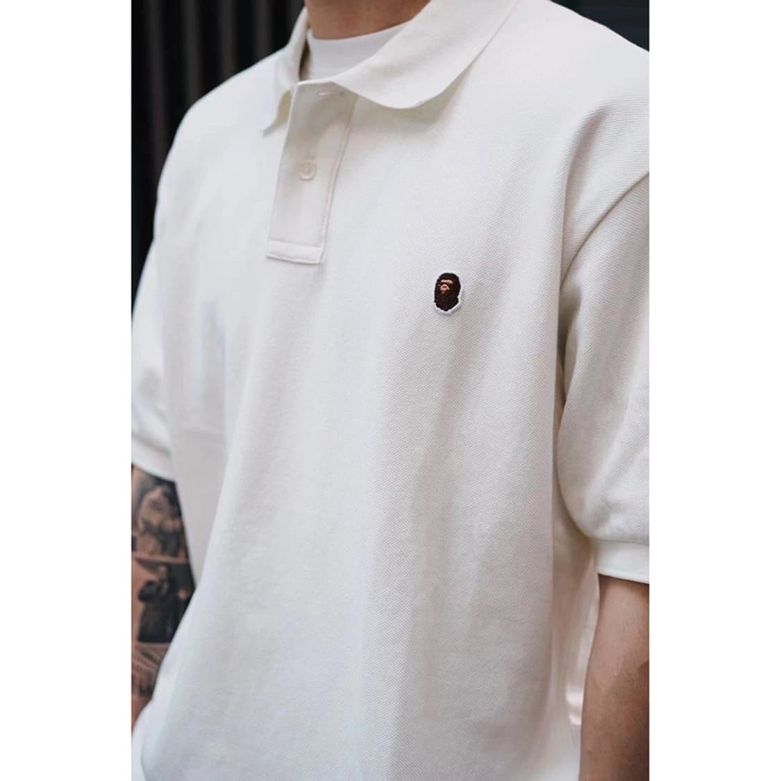 A BATHING APE Ape Head One Point Polo 상품이미지2