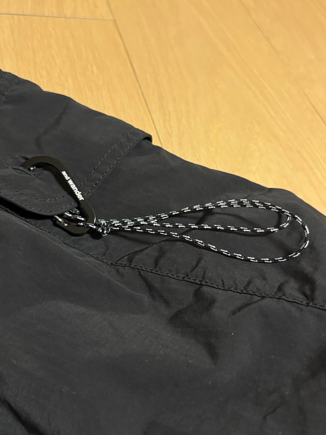 [XXL] 앤드원더 25fw 오버사이즈 카고 팬츠 블랙 상품이미지6