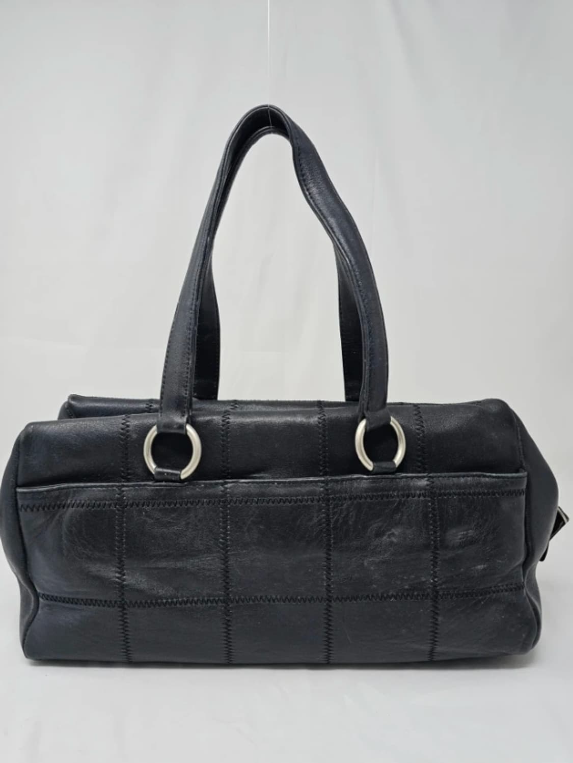 정품 샤넬 캐비어 정방 볼링 토트백 상품이미지3