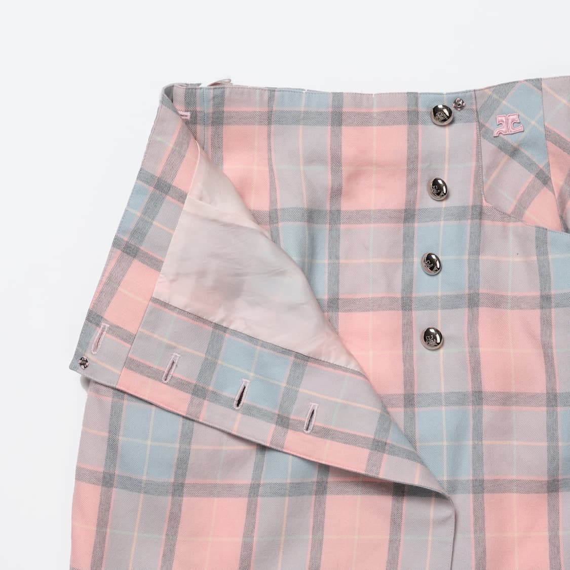 Courreges Checkered Pattern Bu 상품이미지2