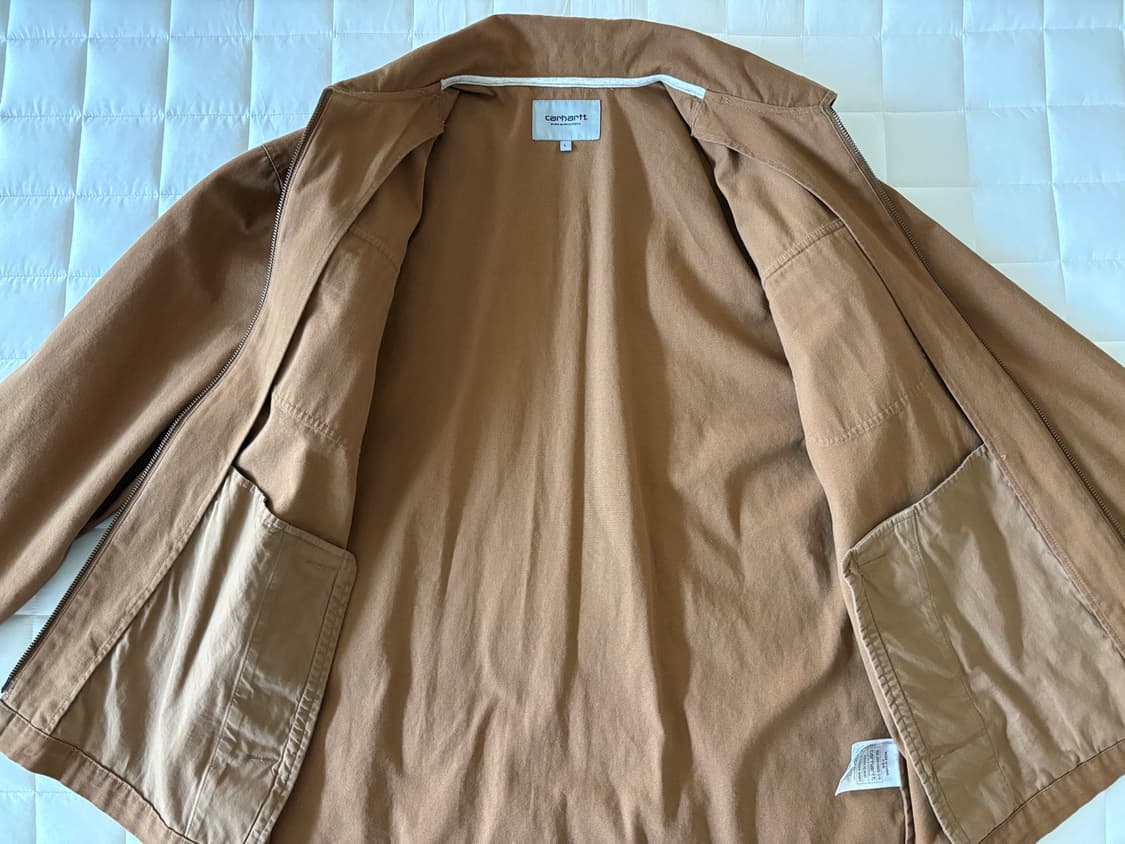 칼하트 파커 셔츠 자켓 브라운 L 상품이미지4