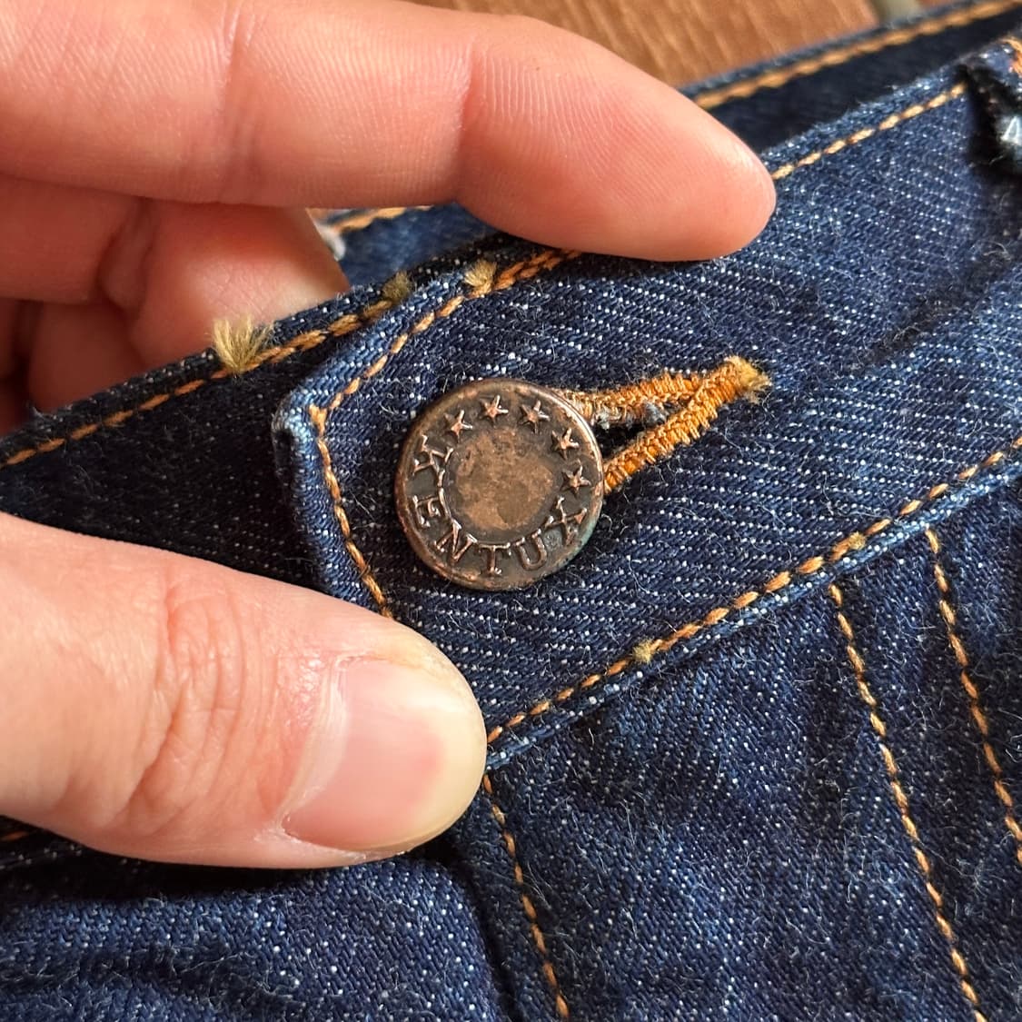 70‘s Kentux bell-bottom talon zip denim 상품이미지5