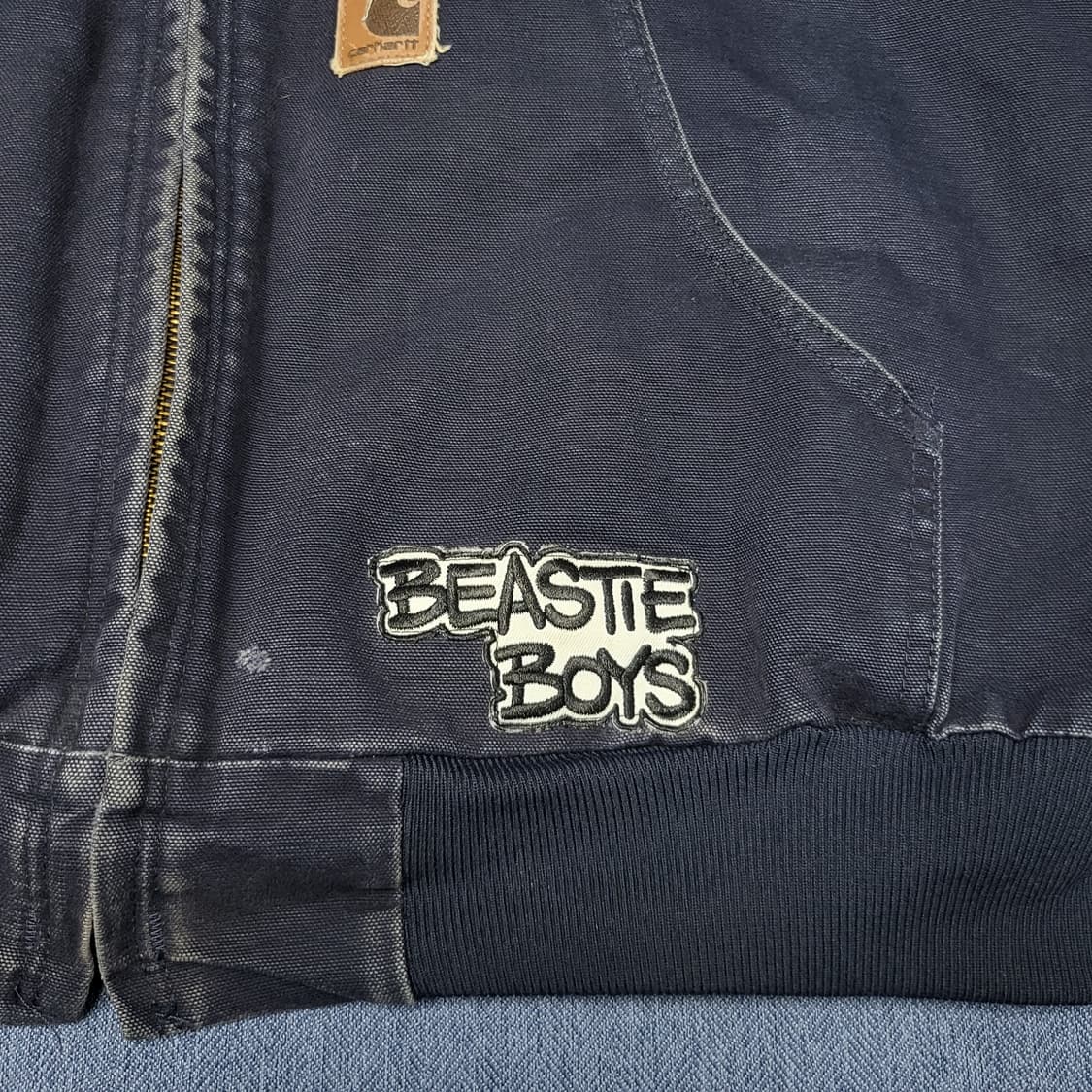 칼하트 j25 덕 액티브 자켓 네이비 (XL) 상품이미지5