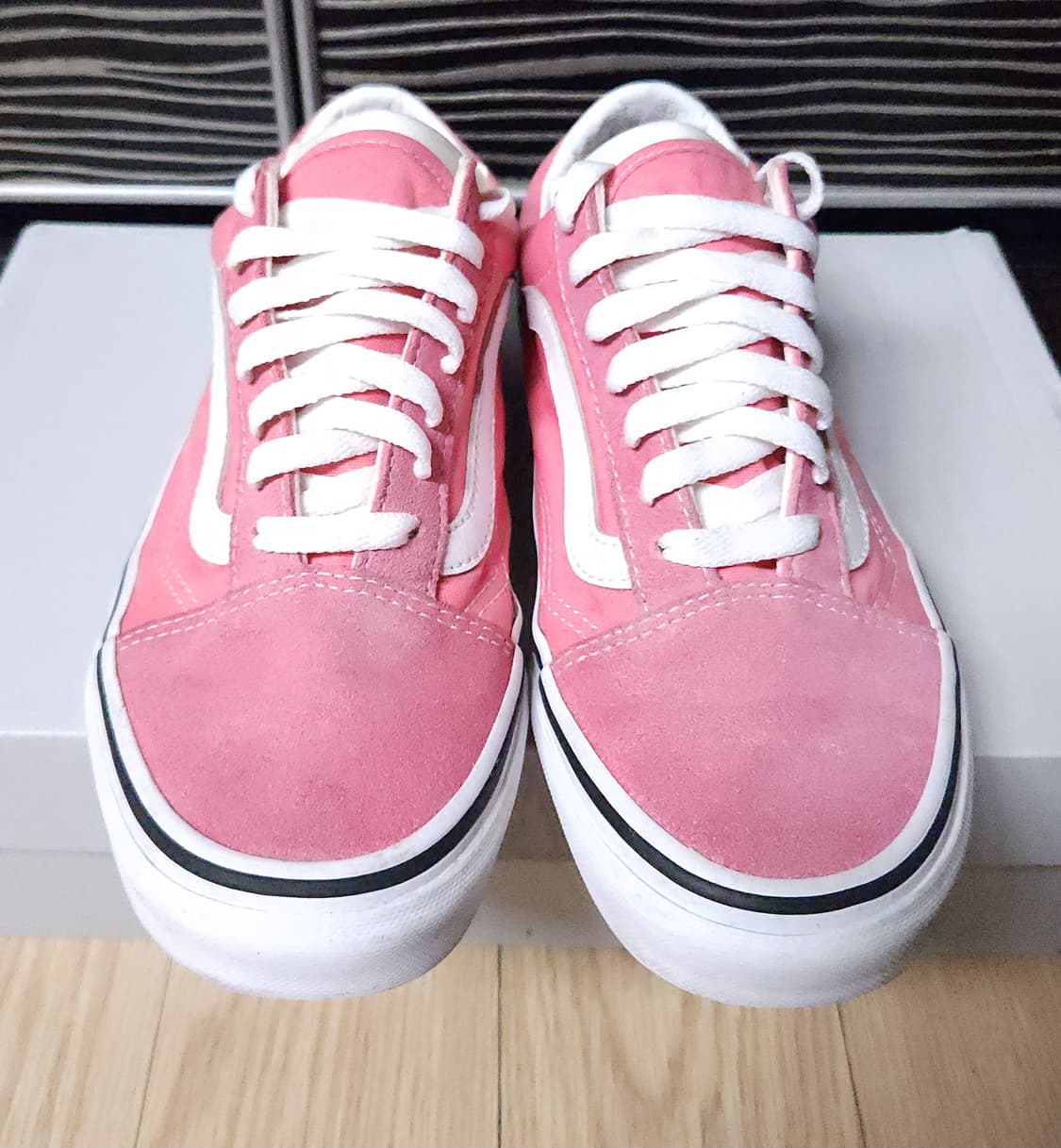 VANS 반스 올드스쿨 스트로베리 핑크 : 화이트 230 상품이미지2