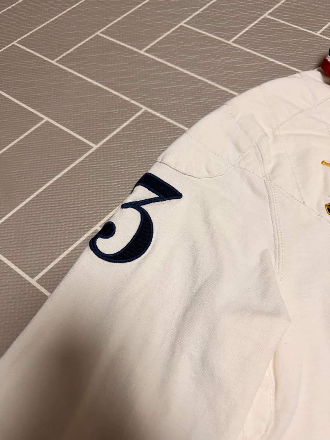 폴로 빅포니 긴팔 럭비티 아이보리 상품이미지3