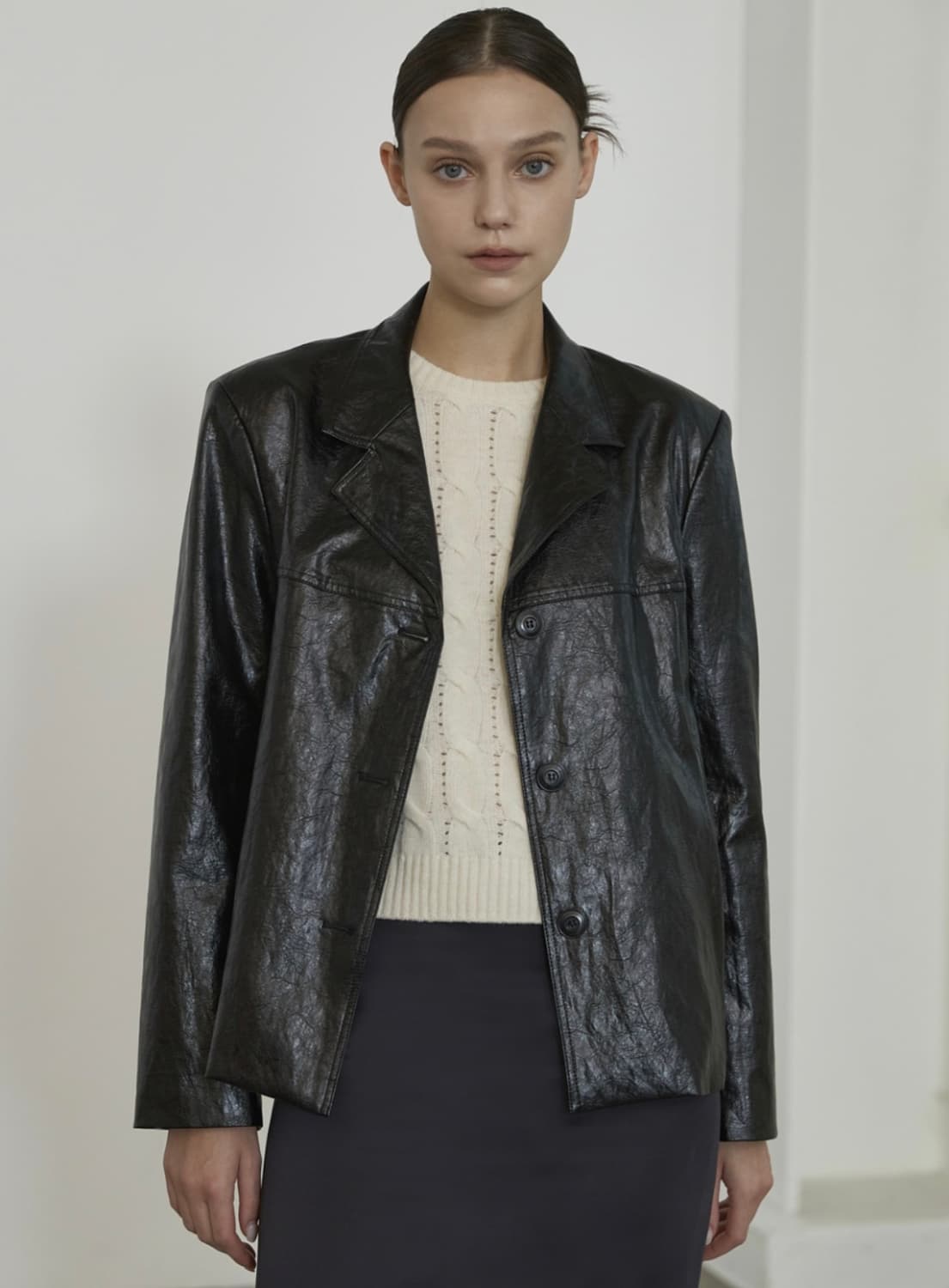 스테이피플 레더 자켓 상품이미지1