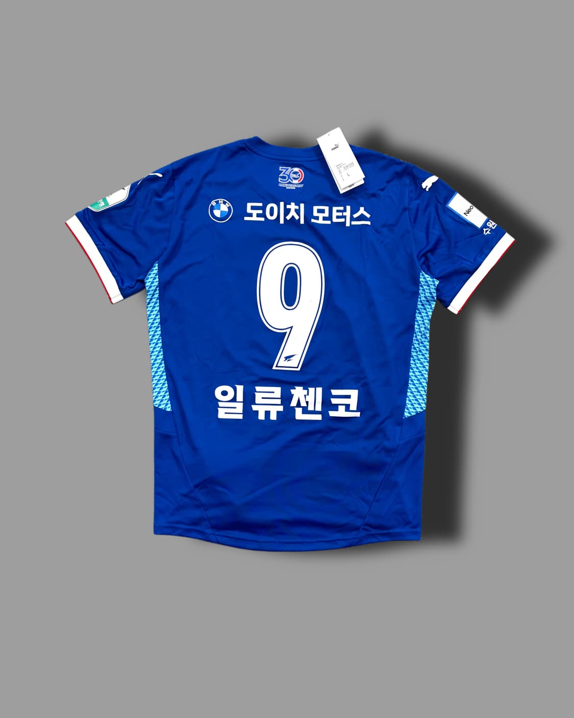 푸마 수원 삼성 25 일류 첸코 홈 유니폼 L &  머플러 SET (새상 상품이미지6