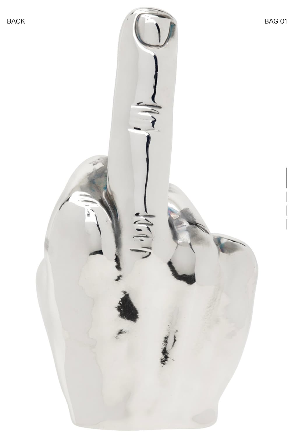 Y/PROJECT Silver Fuck U Single Earring 상품이미지1