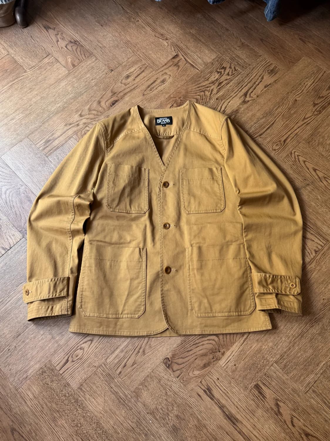 [M]BEAMS PLUS 빔즈 플러스 브라운 베이커 자켓 상품이미지1