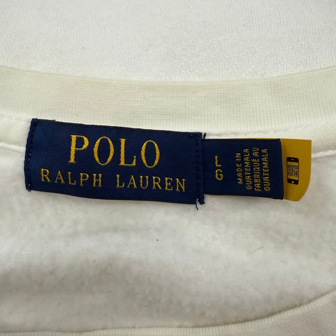 폴로 랄프로렌 테디베어 화이트 맨투맨 상품이미지5