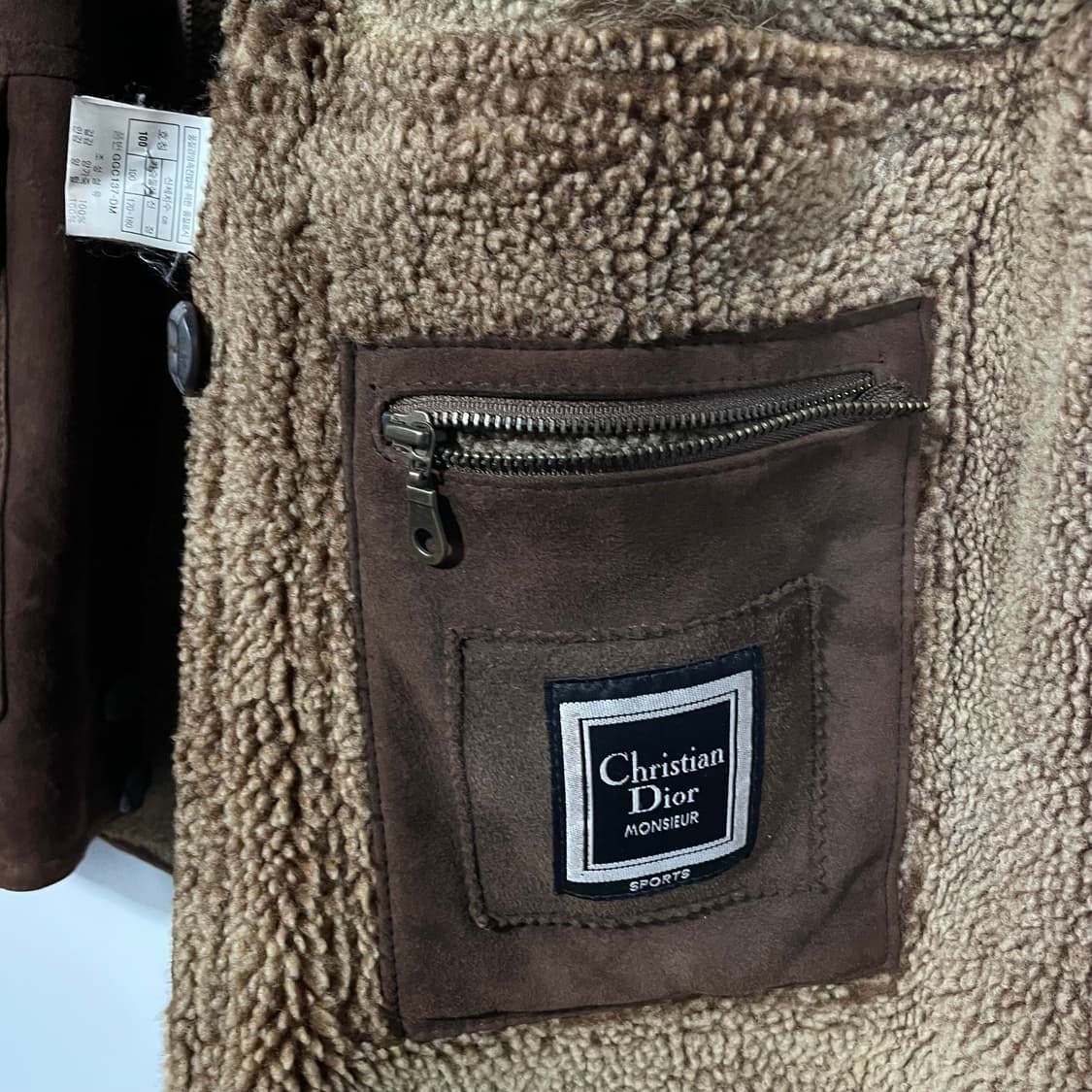 크리스찬 디올 몽슈 양가죽 무스탕 코트 상품이미지8