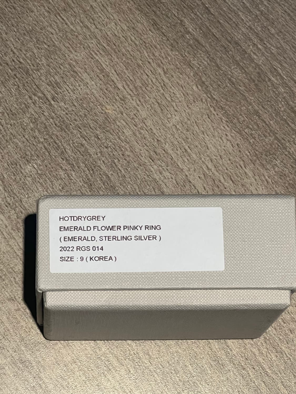 hotdrygrey 에메랄드 플라워 링 상품이미지3