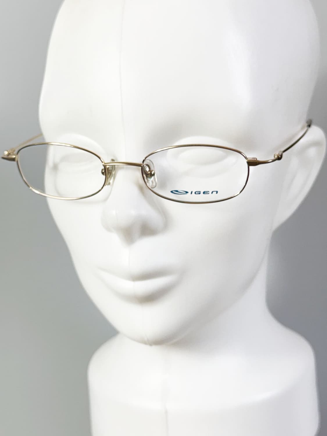 IGEN 골드 슬림 스퀘어 메탈 프레임 빈티지 안경 상품이미지8