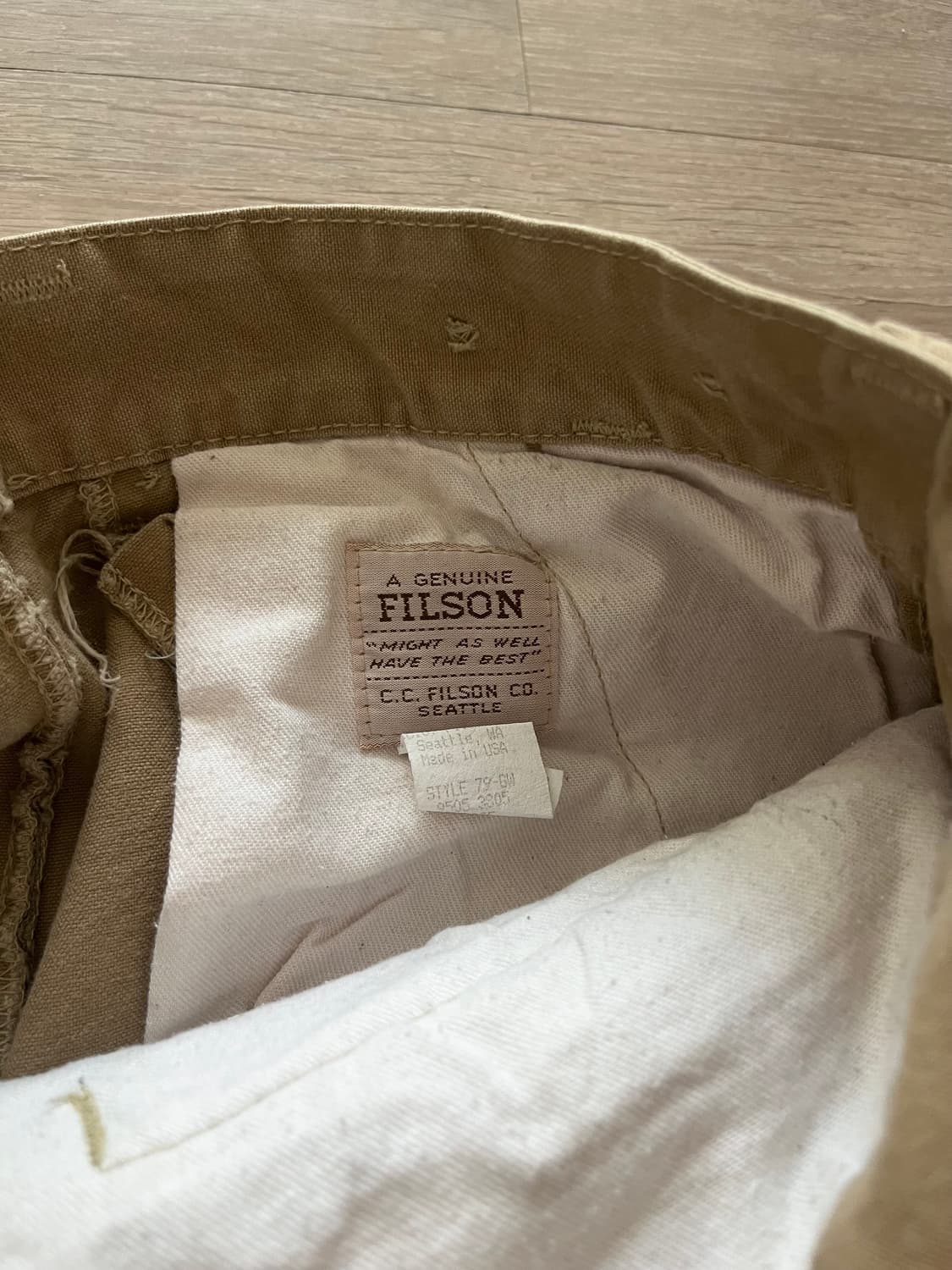 Filson Garments 브러쉬 팬츠  상품이미지3