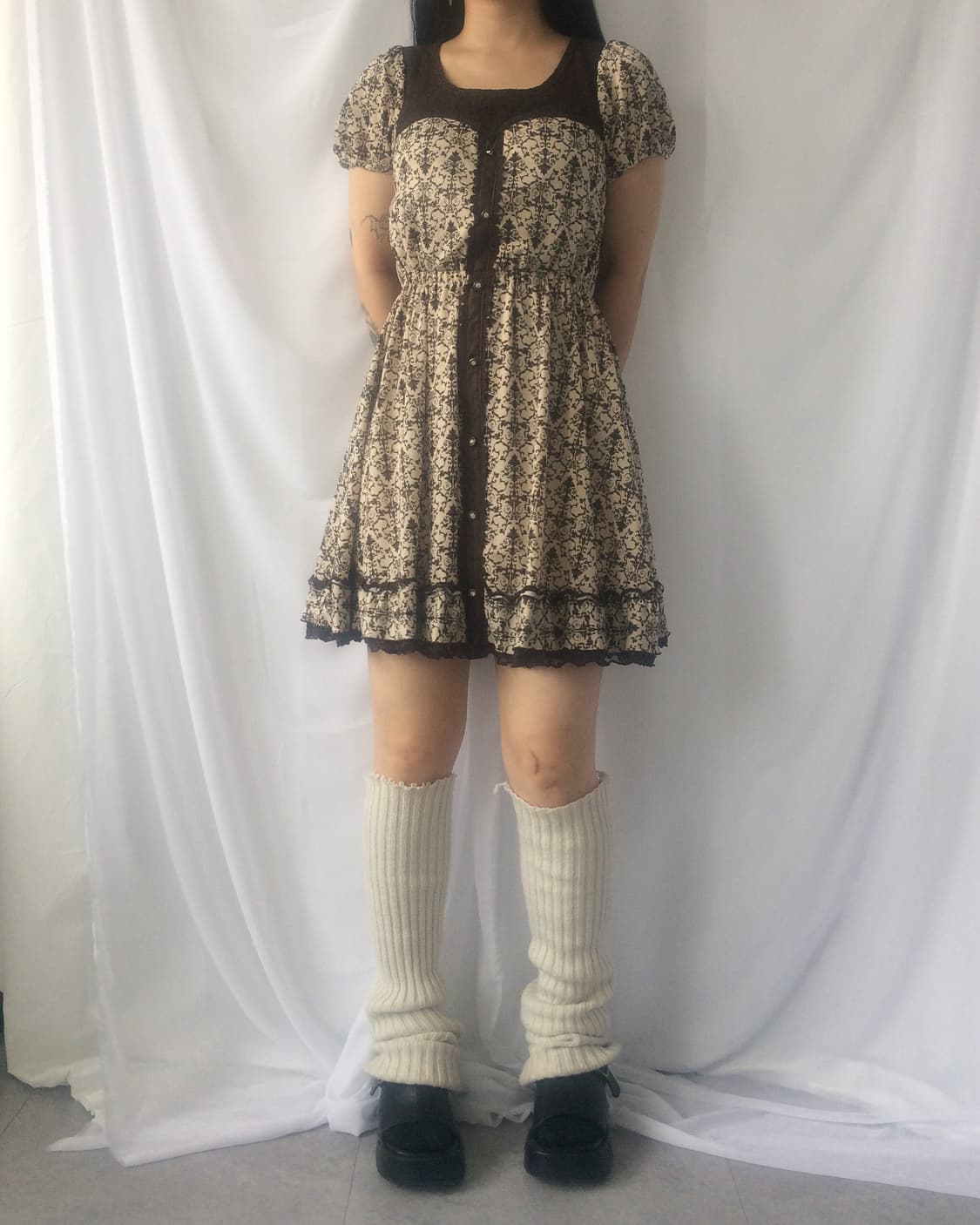 Axes femme pattern point onepiece 상품이미지7