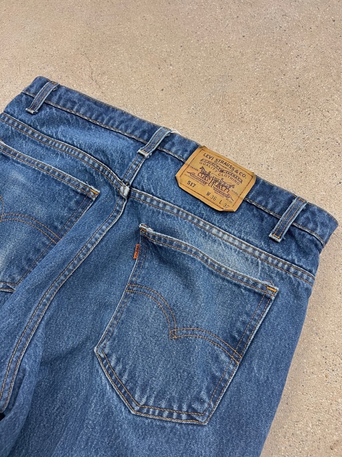 리바이스 90s 517 오렌지 탭 데님 팬츠 / 35 x 32 상품이미지5