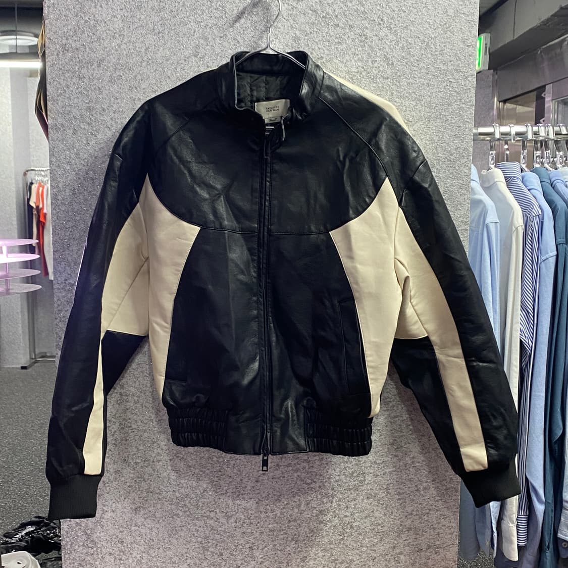 라퍼지스토어 레더 배색 자켓 B3205 상품이미지2