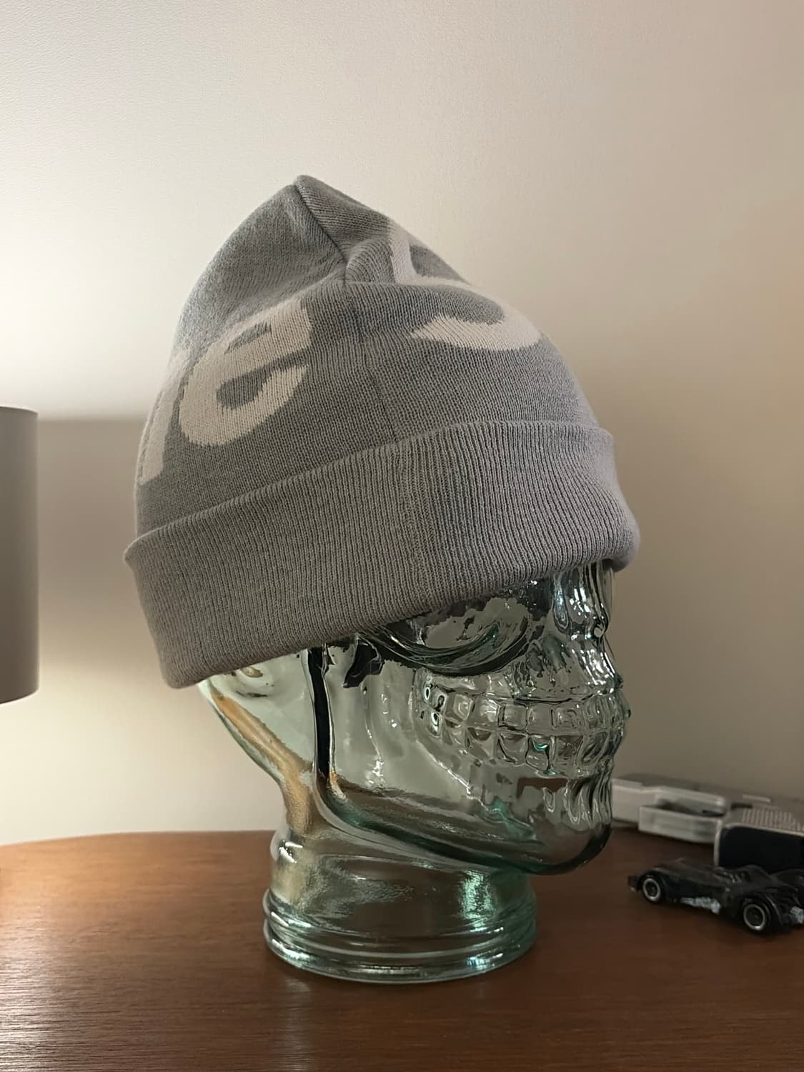 Supreme 슈프림 빅 로고 비니 헤더 그레이 상품이미지2