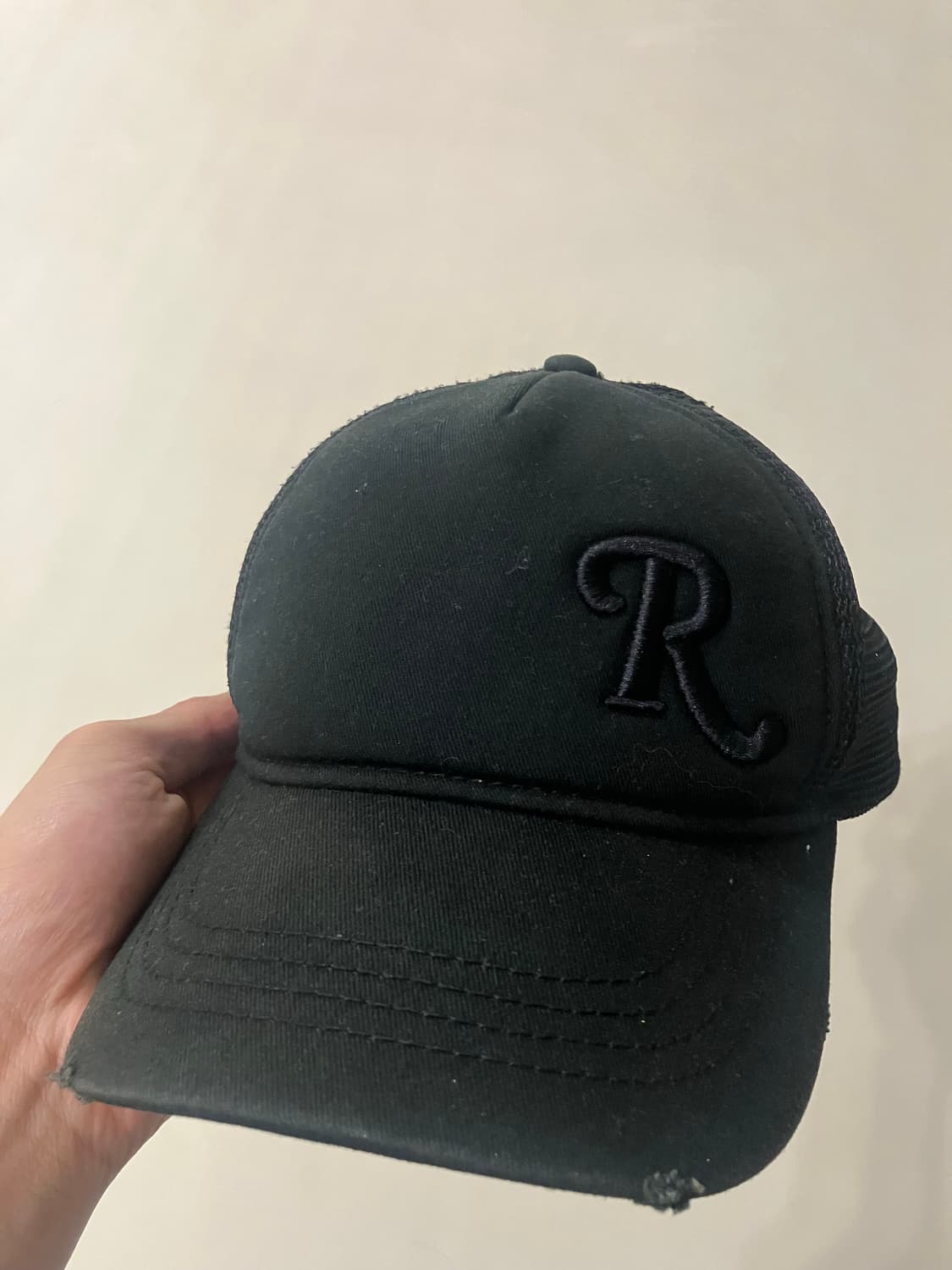 Raf simons 론허만 r로고 트러커캡 상품이미지1