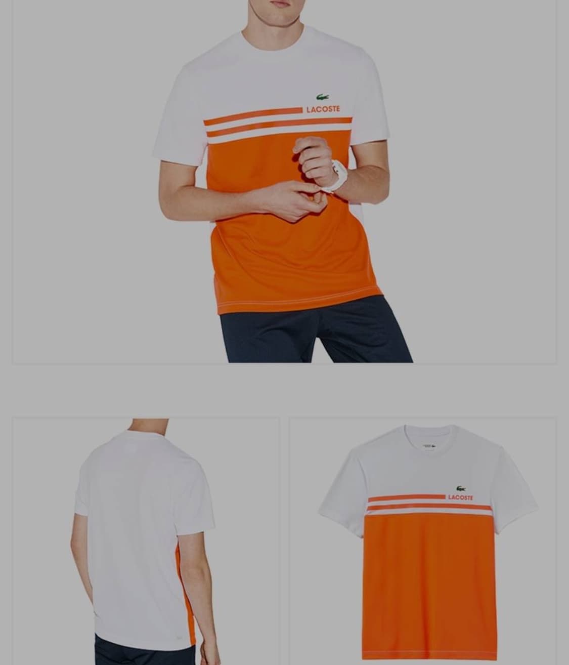 라코스테(LACOSTE) 스포츠 기능성

컬러 블럭 티셔츠 상품이미지8