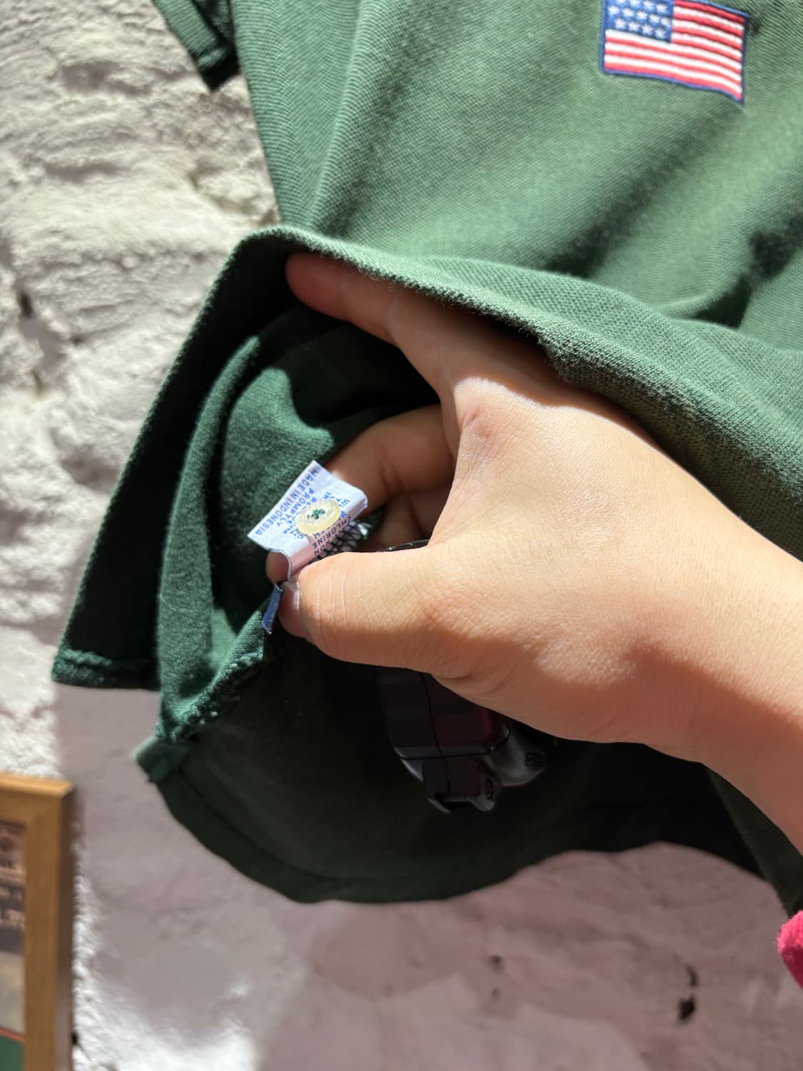 폴로 빅포니 USA 성조기 카라반팔티셔츠 상품이미지7