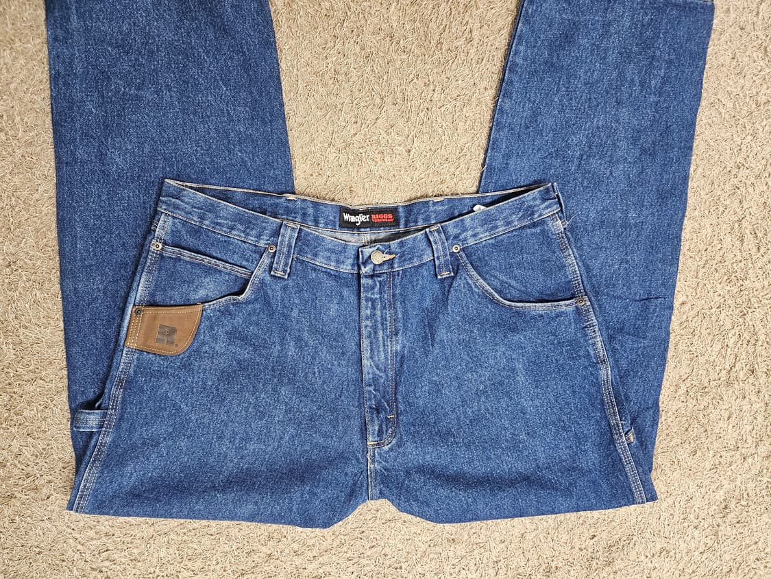 미국판(38)랭글러 RIGGS 워크웨어 카펜더 데님 팬츠 상품이미지1