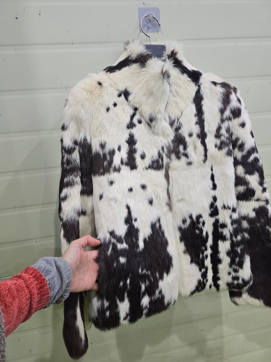 모리스 커밍 홈 토끼털 퍼 자켓 85 상품이미지7