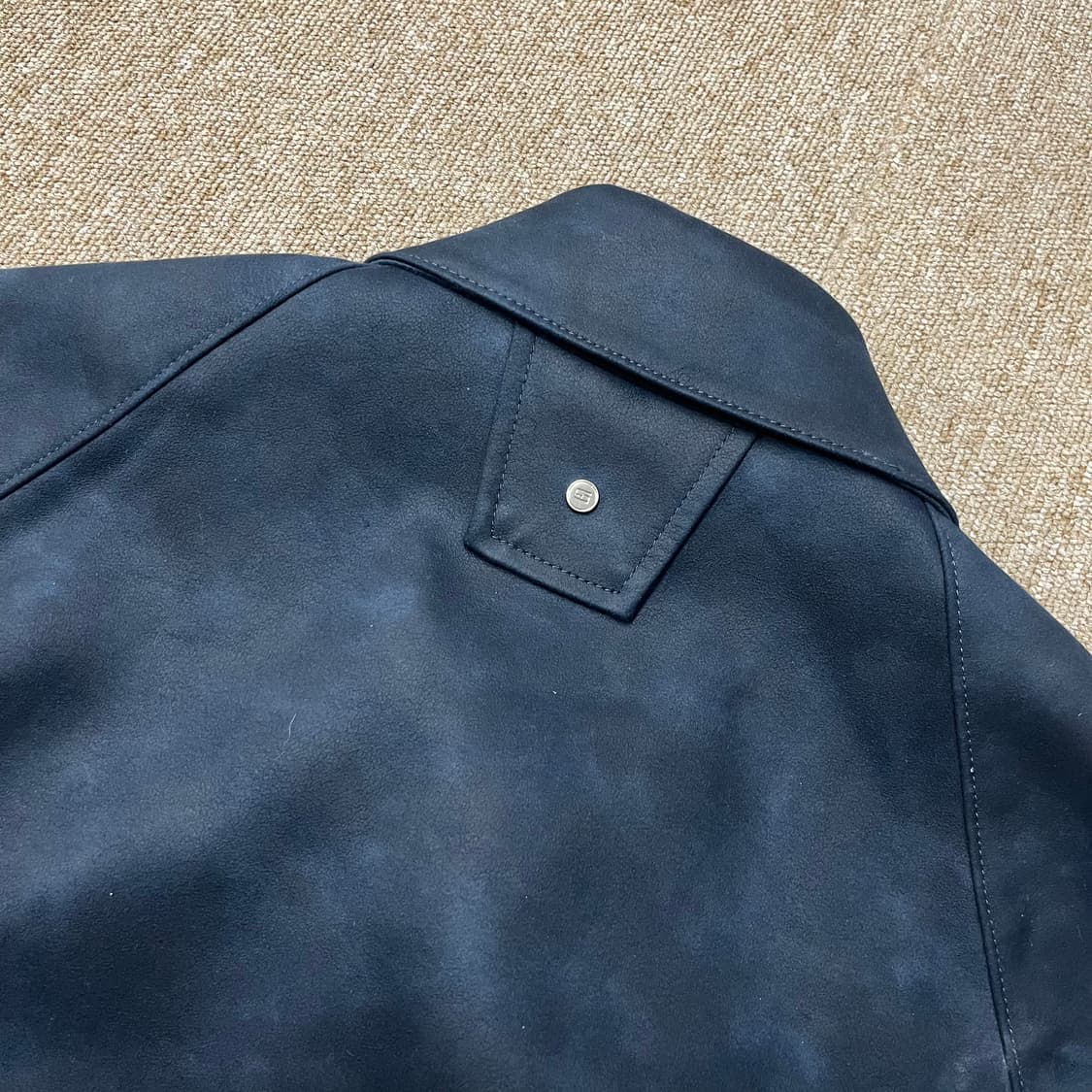 시스템옴므 페이크 스웨이드 투웨이 블루종 자켓 상품이미지4