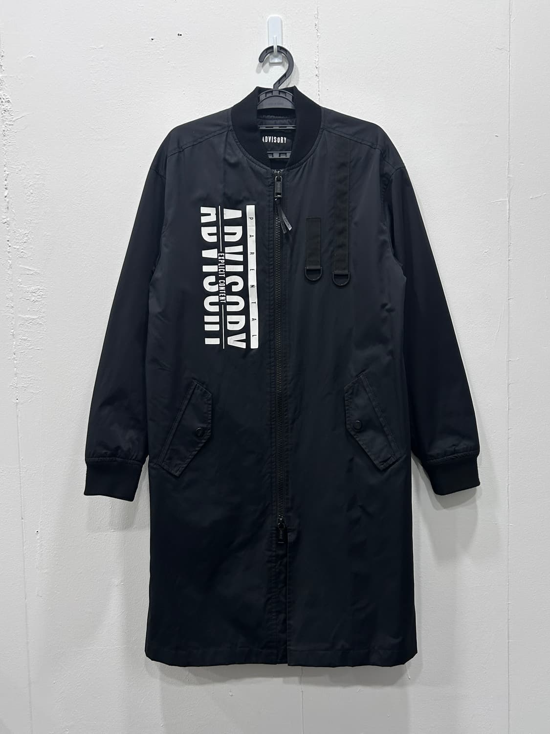 [S] 어드바이저리 블랙 롱 봄버 자켓 코트 여성 S사이즈 상품이미지1