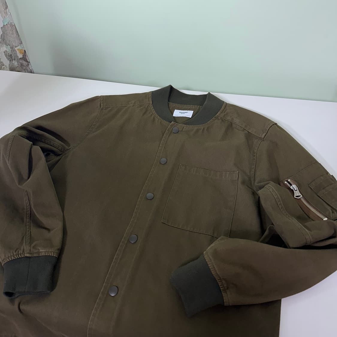 95 에스피오나지 암포켓 코튼 MA1 카키 코튼자켓 상품이미지1