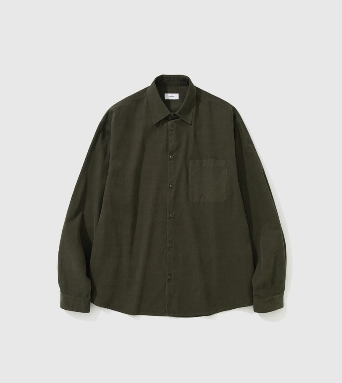 [L] 마이라이브러리 109 코듀로이 셔츠 올리브 상품이미지1