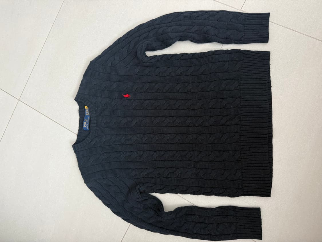 폴로 랄프로렌 꽈배기 니트 네이비 상품이미지3