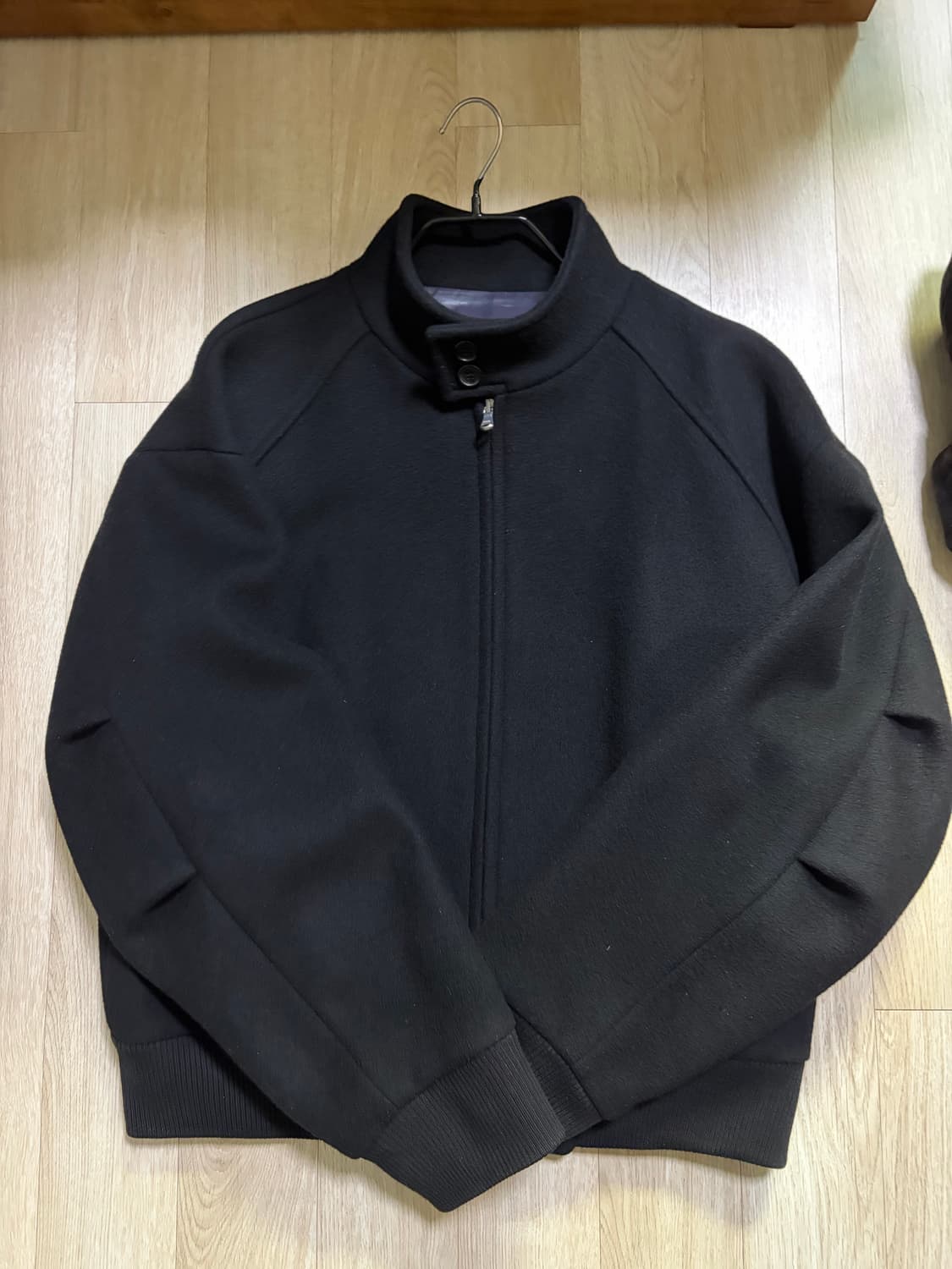 포커페이스 해링턴 울 블루종 상품이미지1