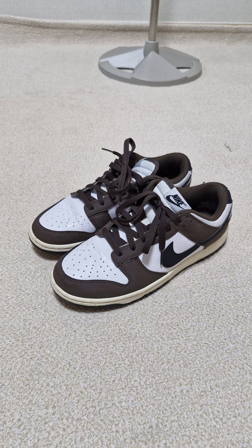 나이키 덩크 로우 화이트/브라운 265 상품이미지1