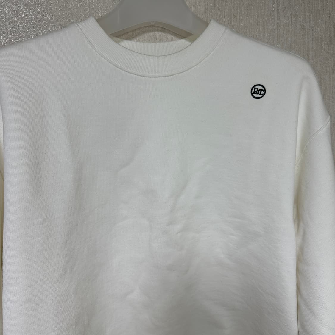 렉토 크롭 rc 맨투맨 화이트 상품이미지5